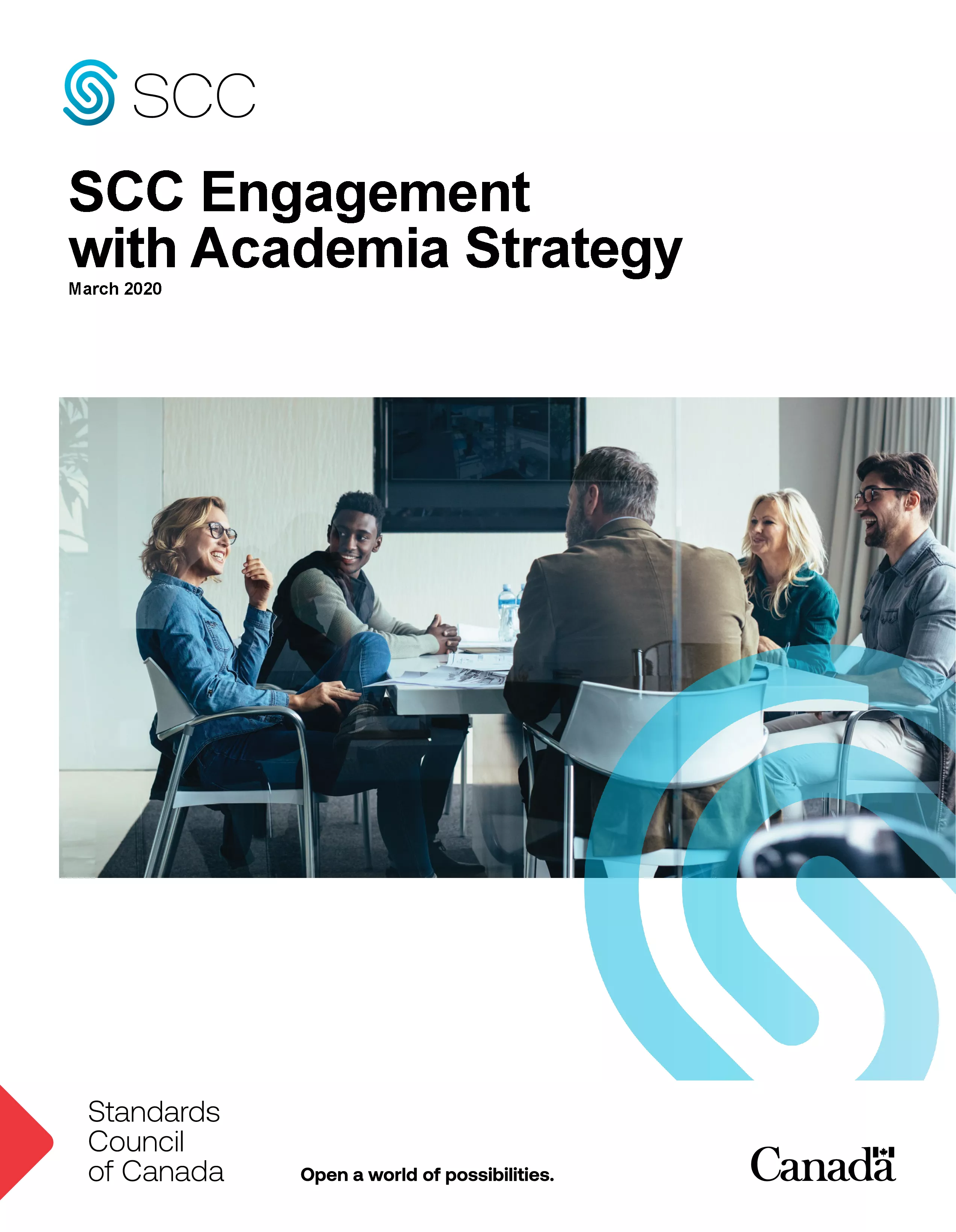SCC Engagement with Academia Strategy cover SCC Engagement with Academia Strategy cover